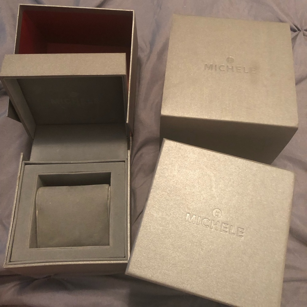Michele empty watch case
